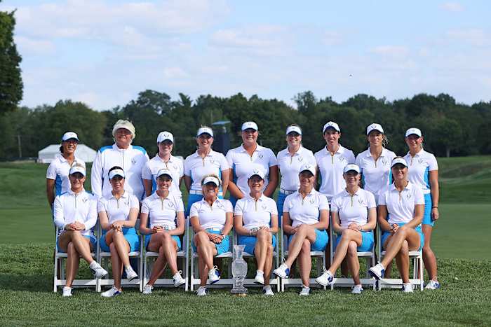 The 2021 European Solheim Cup team.